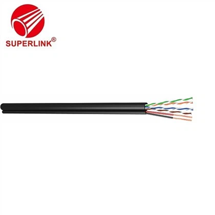 Sijamski UTP CAT5E s kabelom za napajanje lanom za nadzor